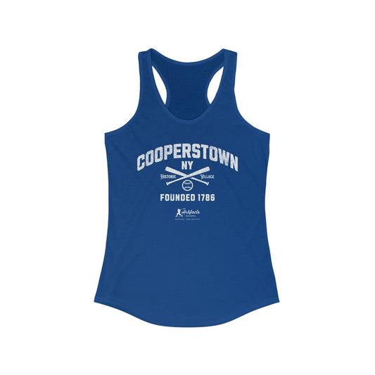 Cooperstown NY_Artifacts Baseball Collection Racerback Tank