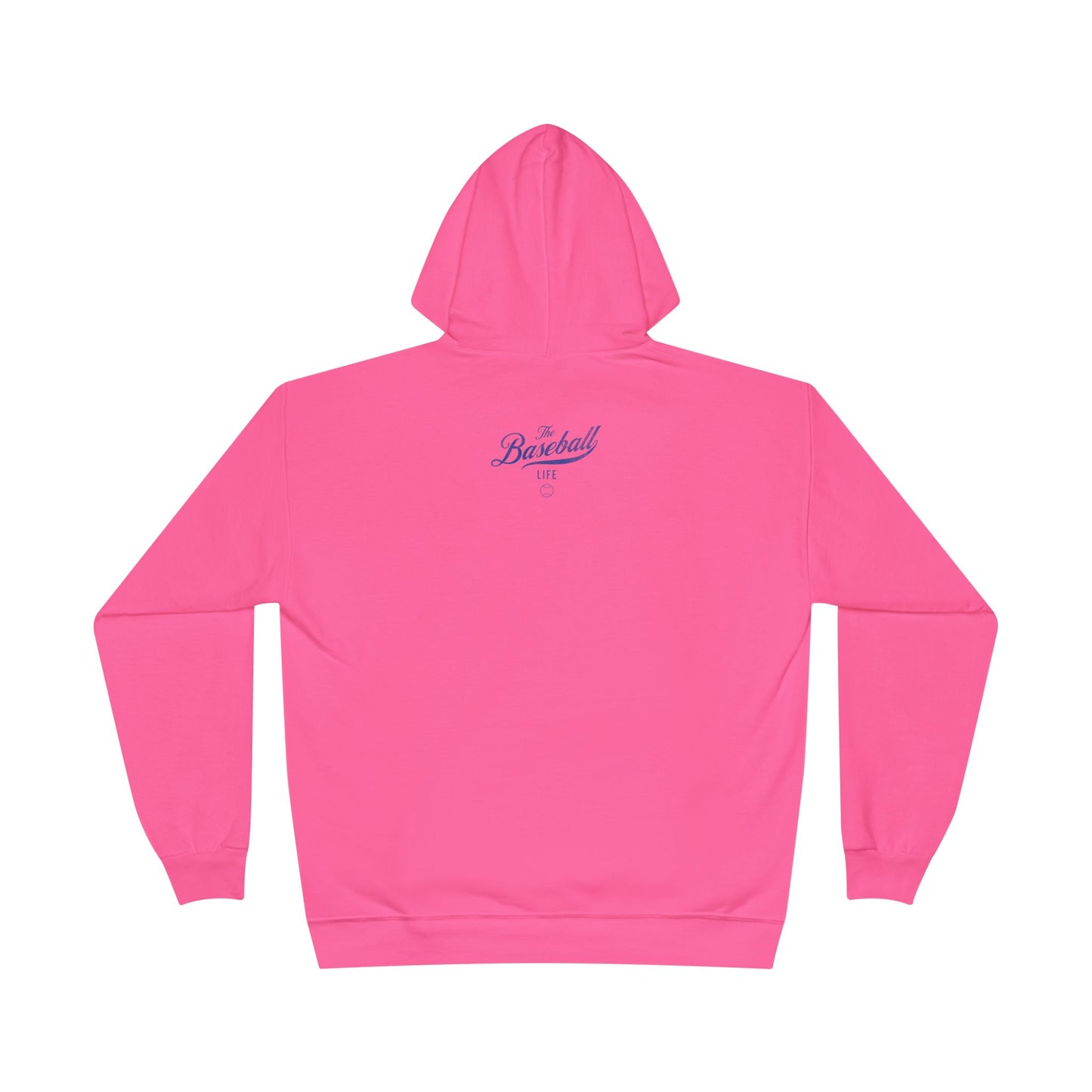 The Baseball Life Hoodie w/Grommets_Royal Blue Print