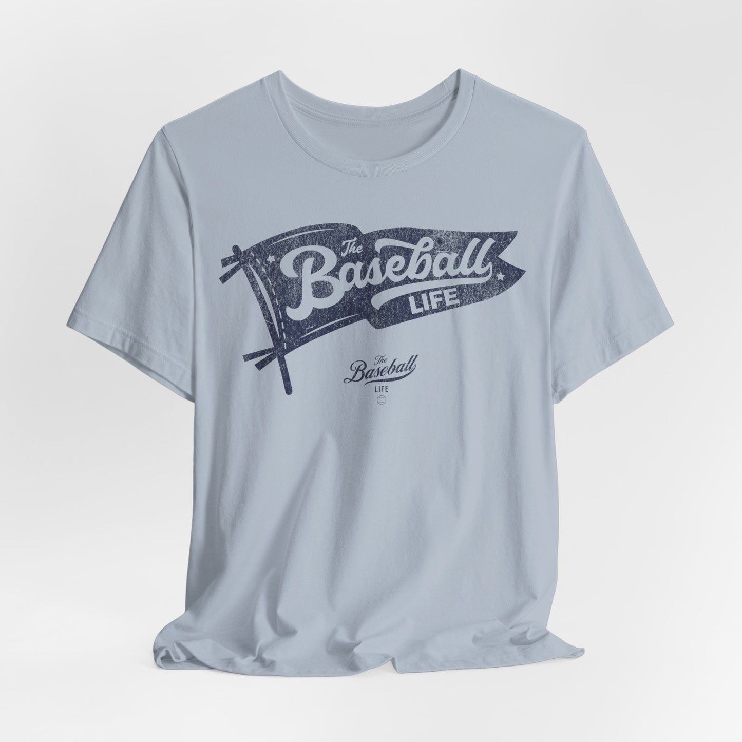 Classic Pennant_Navy Print T-Shirt