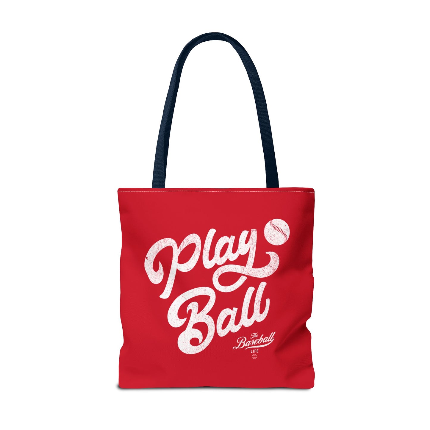 Play Ball Script Tote Bag