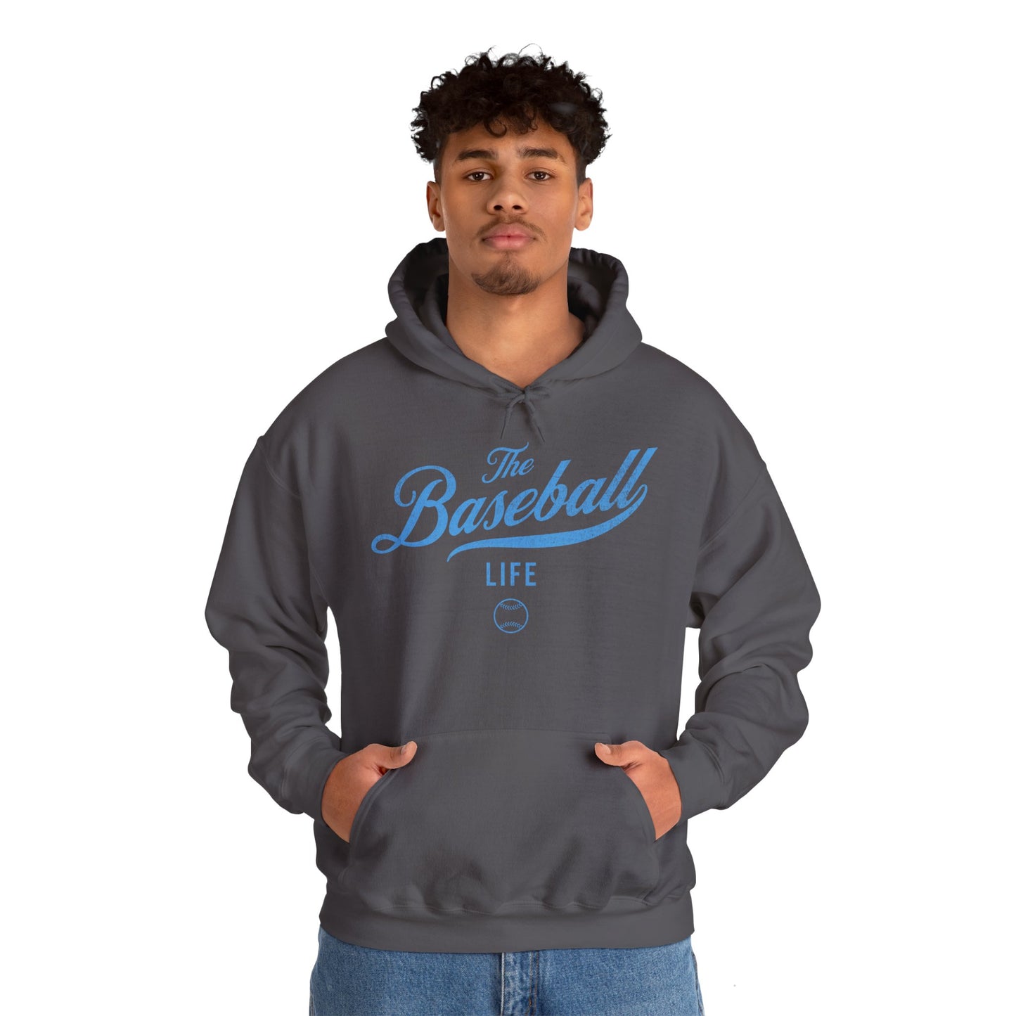 The Baseball Life Hoodie_Carolina Blue Print