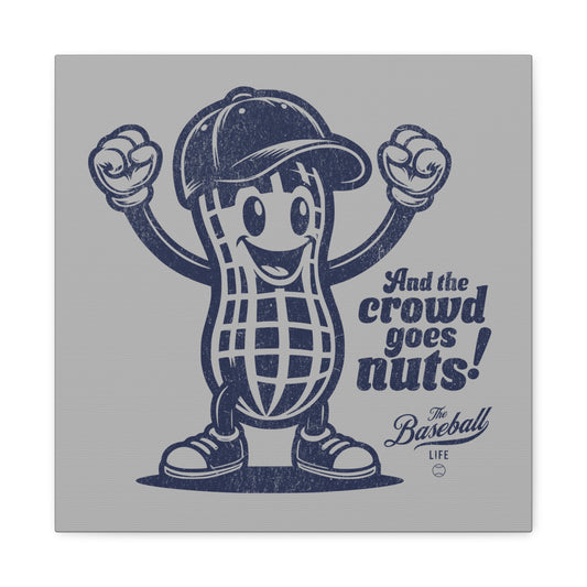 Crowd Goes Nuts Wall Art Canvas_Silver Gray