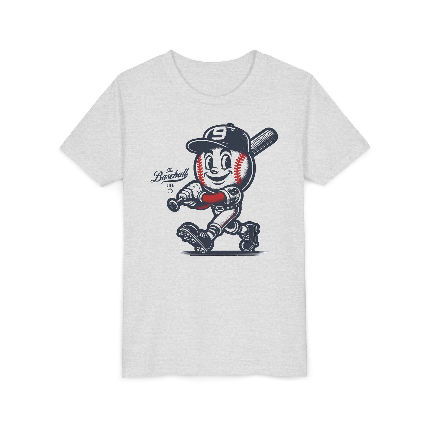 Youth Mr. Baseball Mascot Batter Up! T-Shirt