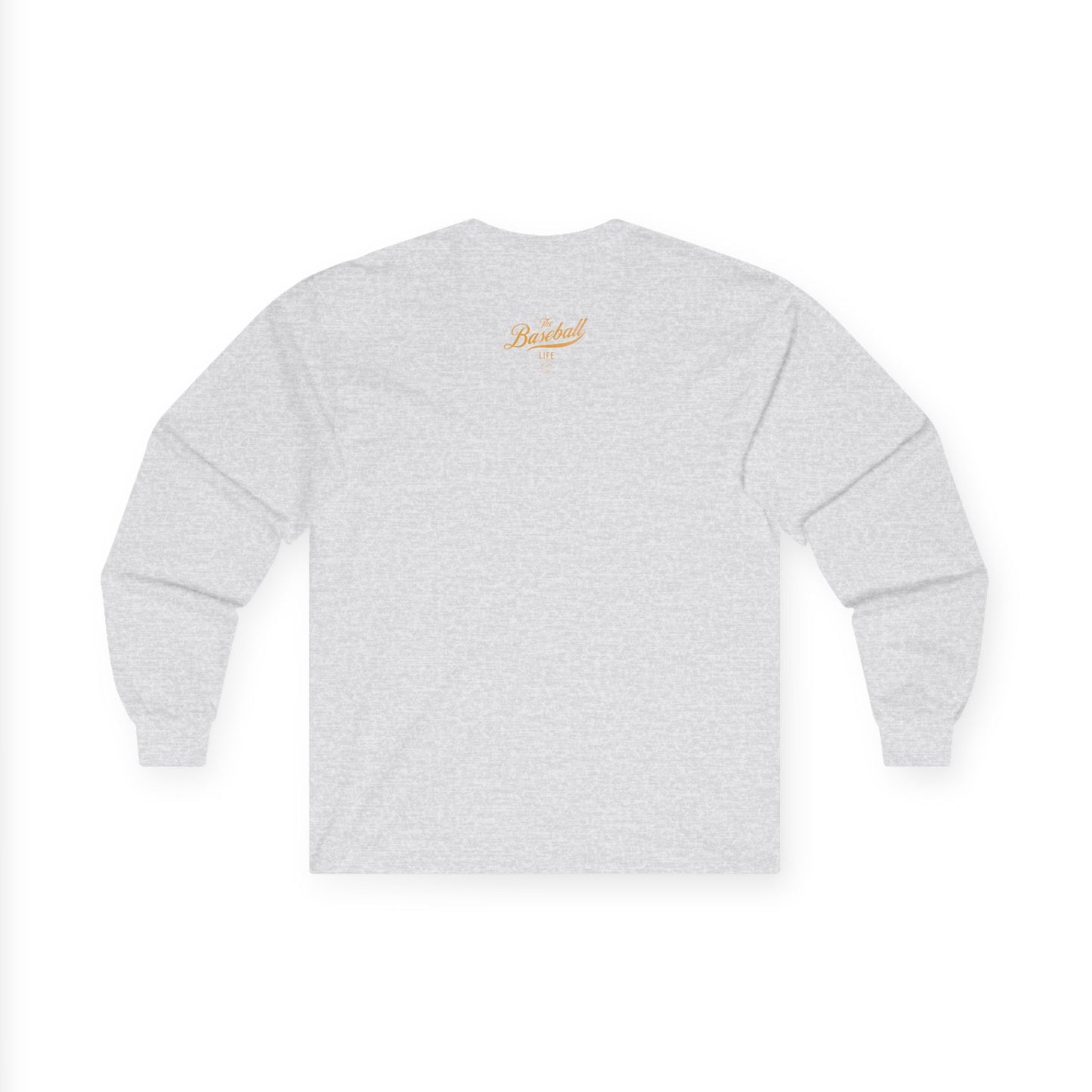 The Baseball Life Long Sleeve T-Shirt_Yellow Gold Print