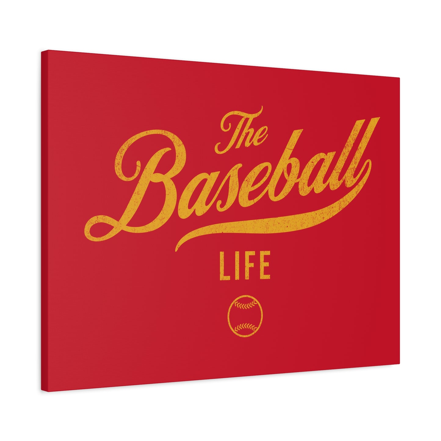 Wall Art Canvas_Red w Yellow Gold