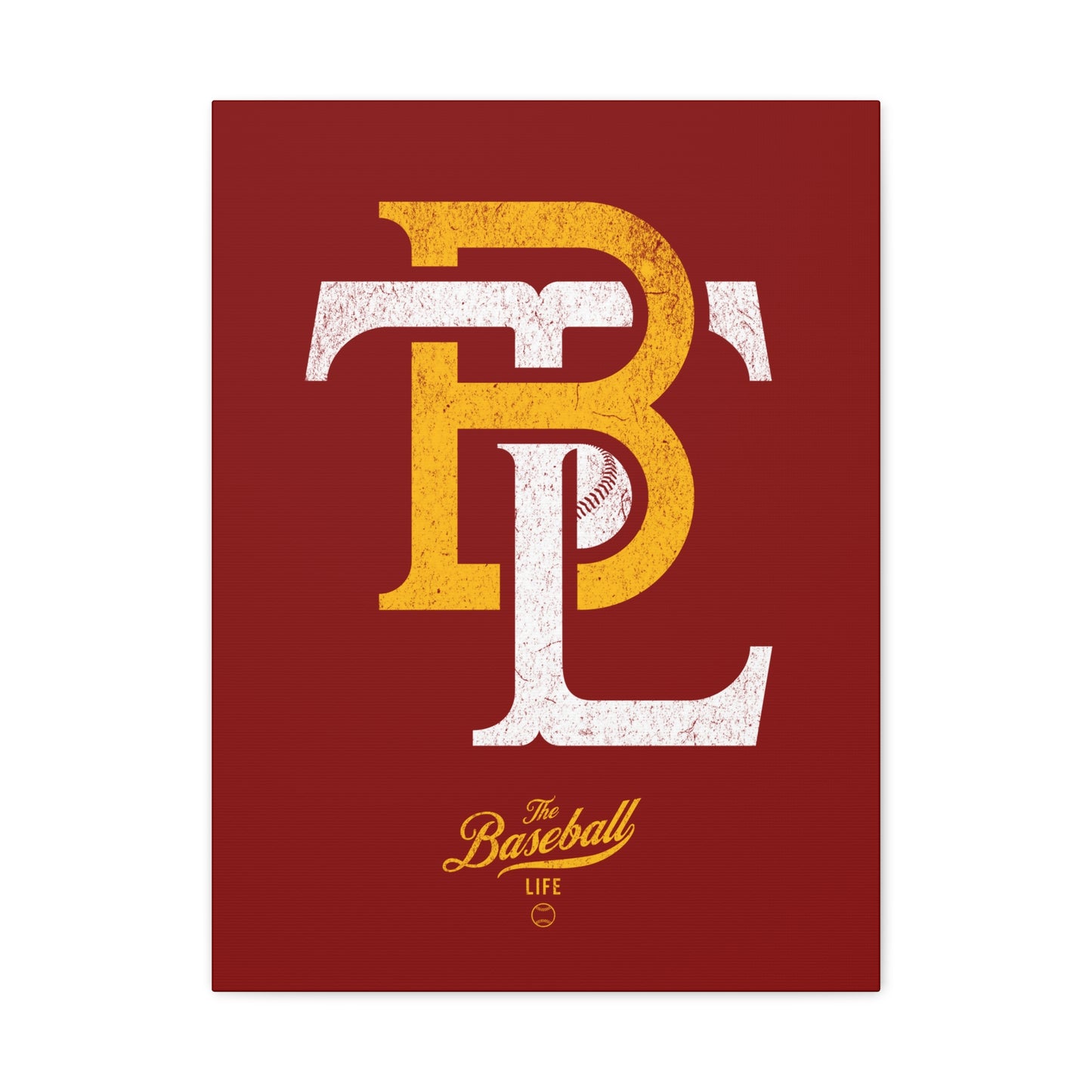 TBL Insignia Wall Art Canvas_Cardinal Red
