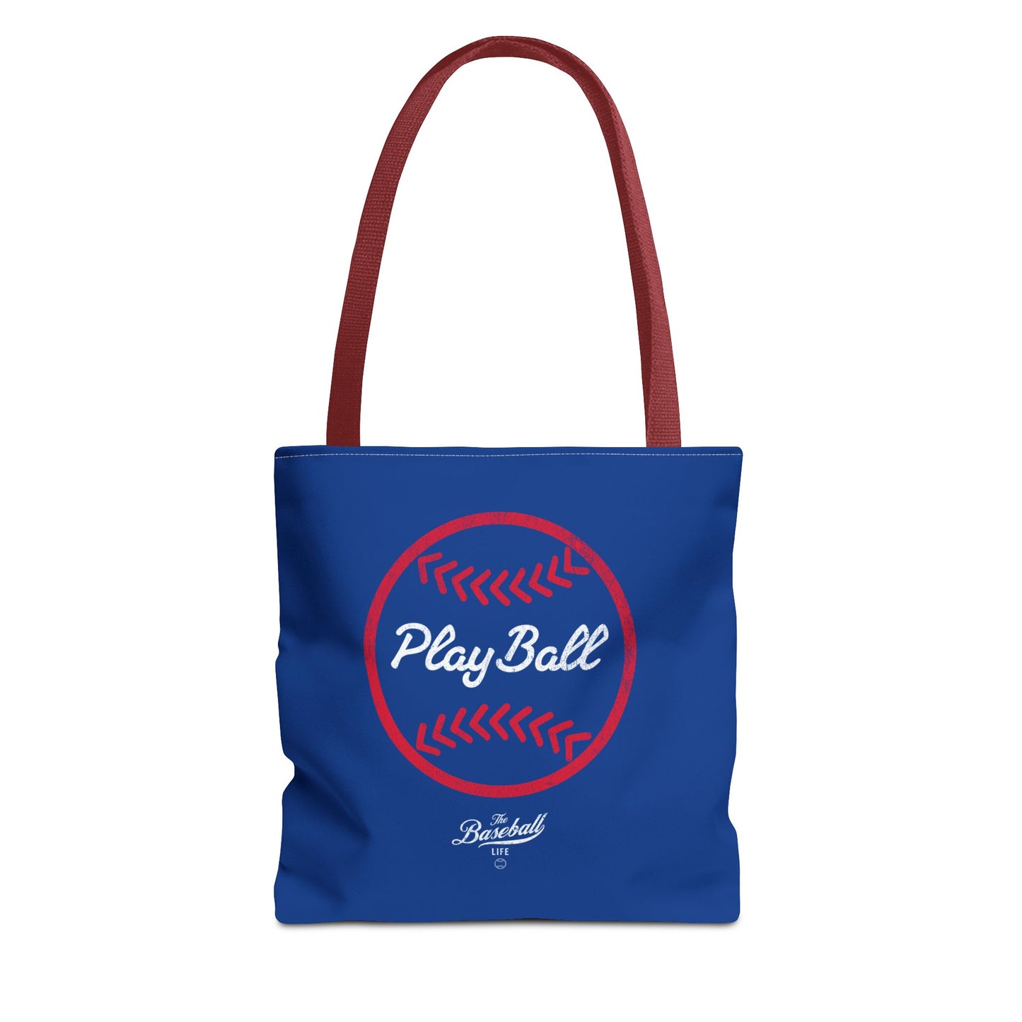 Baseball Icon Play Ball Tote Bag_Royal Blue