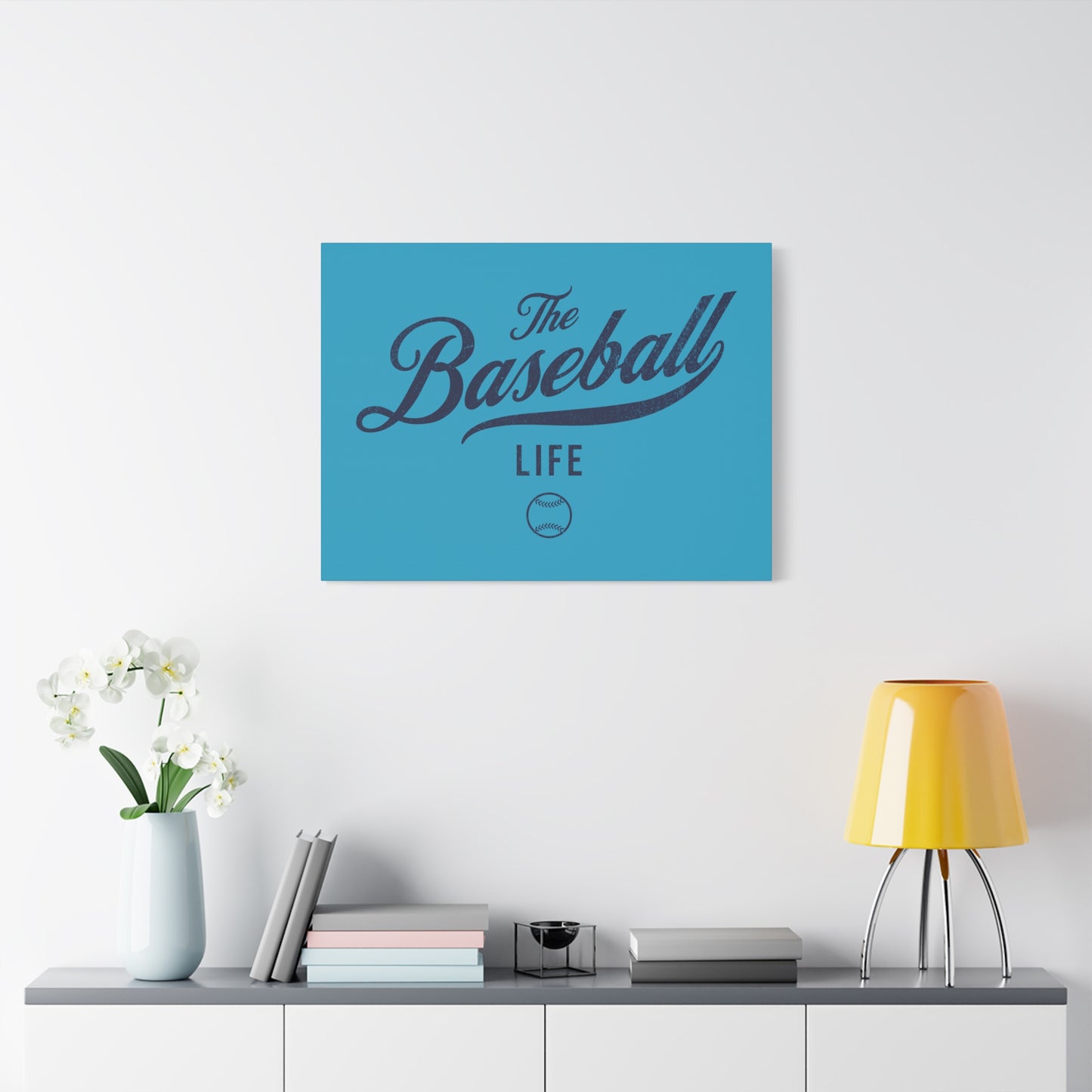 Wall Art Canvas_Turquoise w Navy