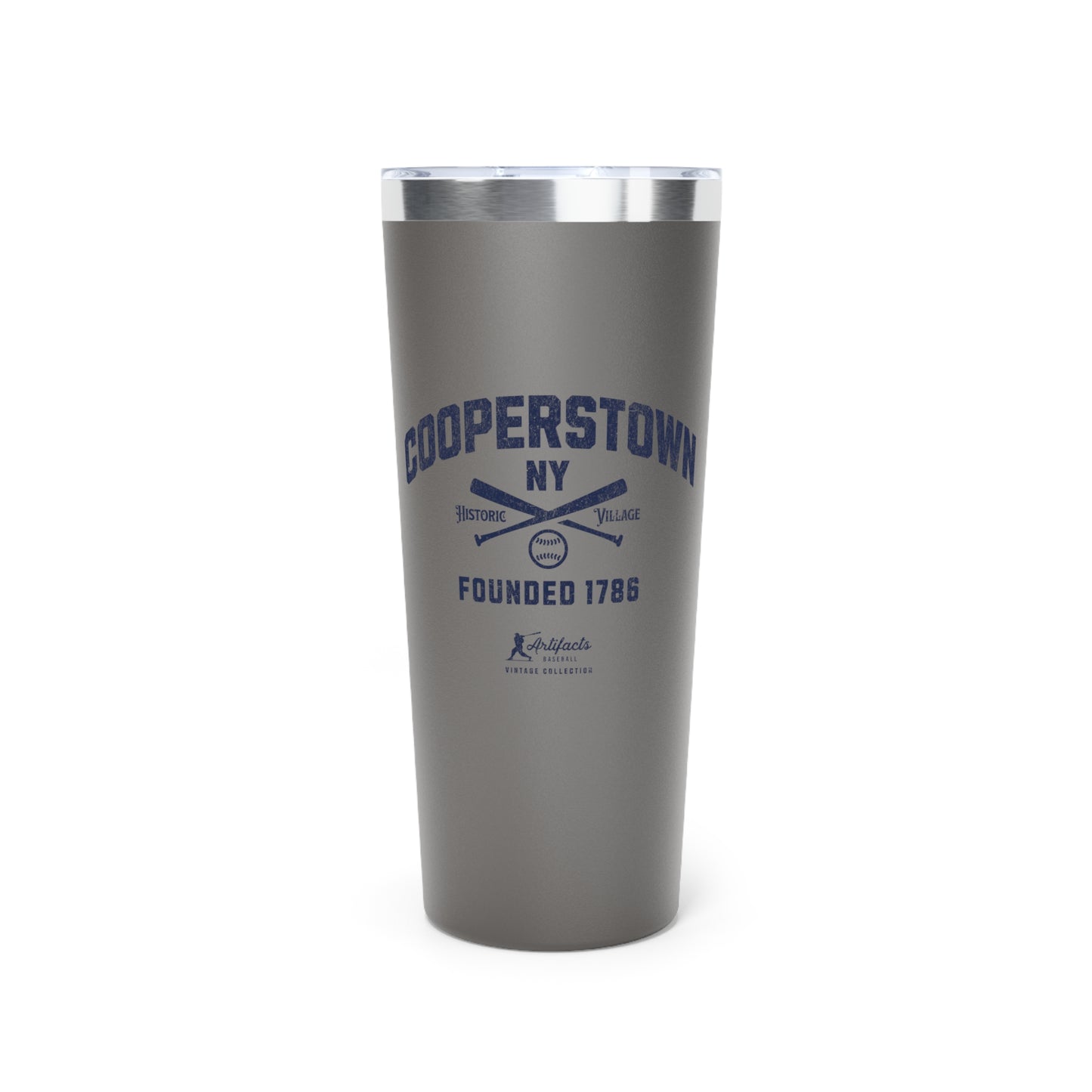 22oz Insulated Travel Tumbler_Cooperstown NY Artifacts