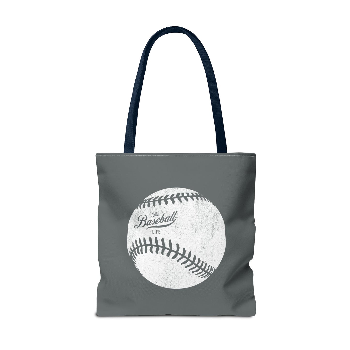 Weathered Baseball Tote Bag_Dark Gray
