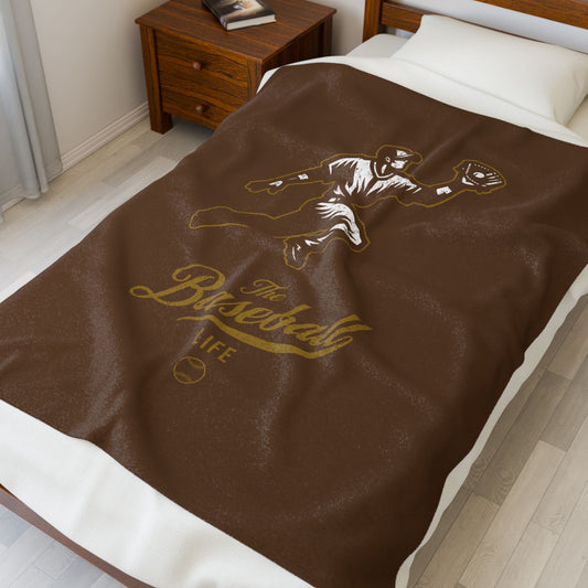 Velveteen Plush Blanket_Player Icon_Brown