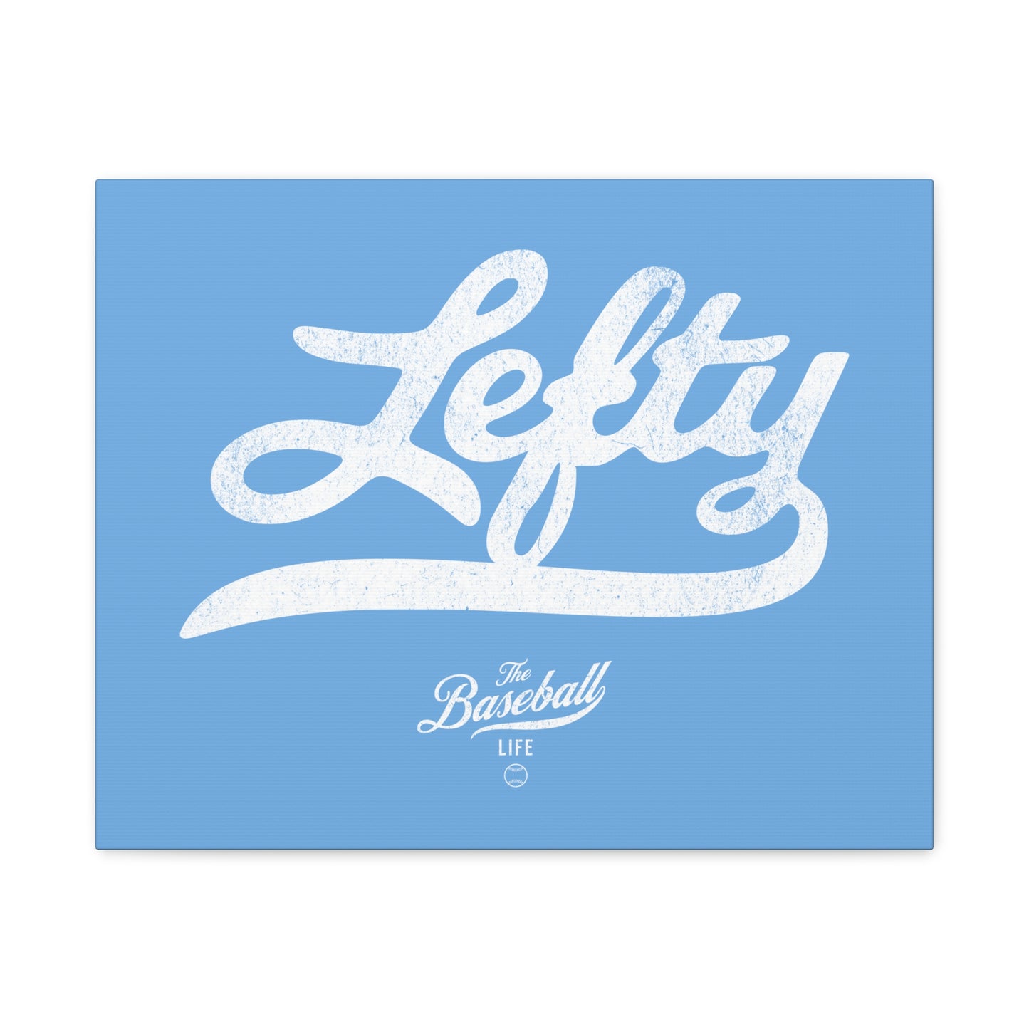 Lefty Wall Art Canvas_Carolina Blue