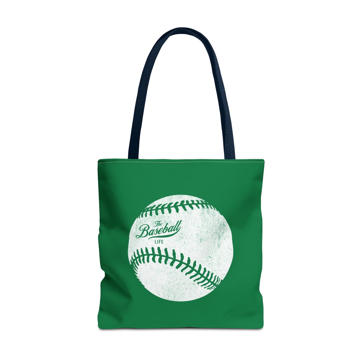 Weathered Baseball Tote Bag_Green