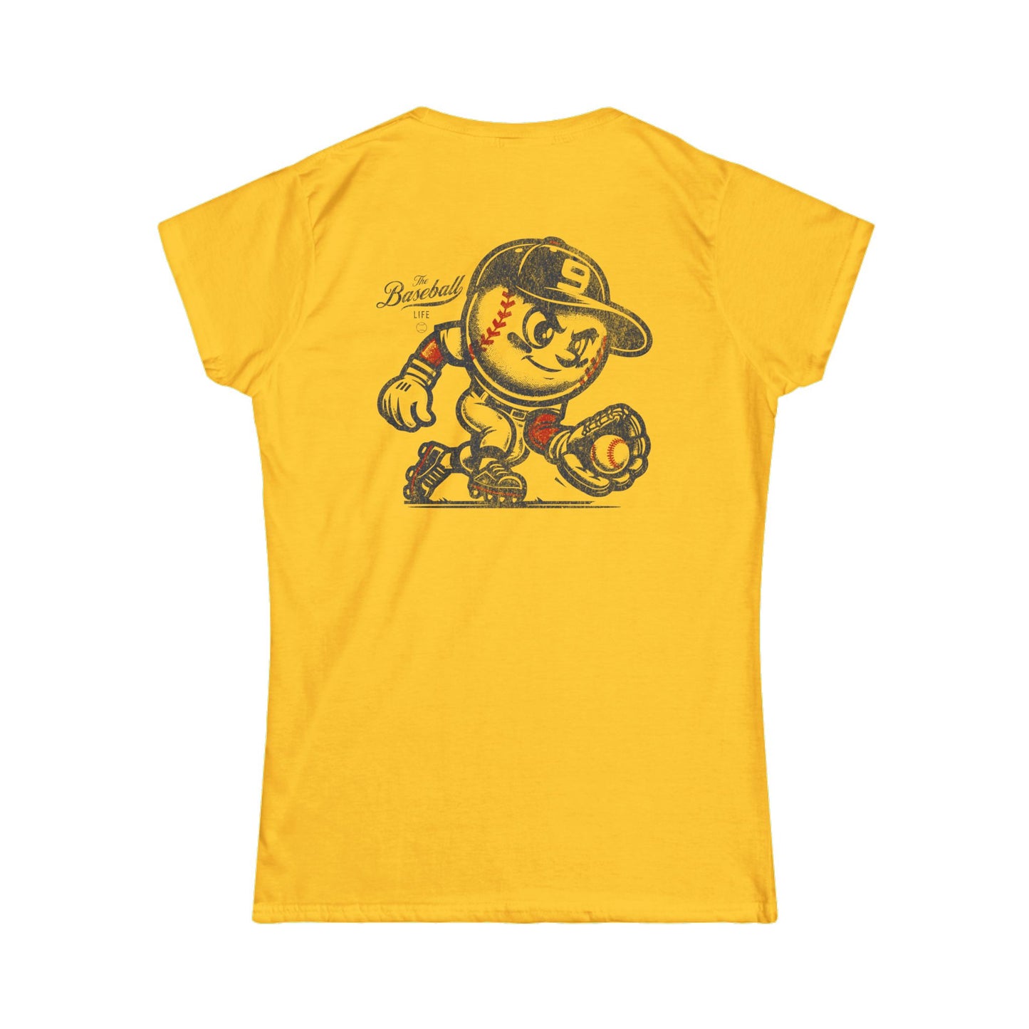 Mr. Baseball Mascot Fielding_Women's