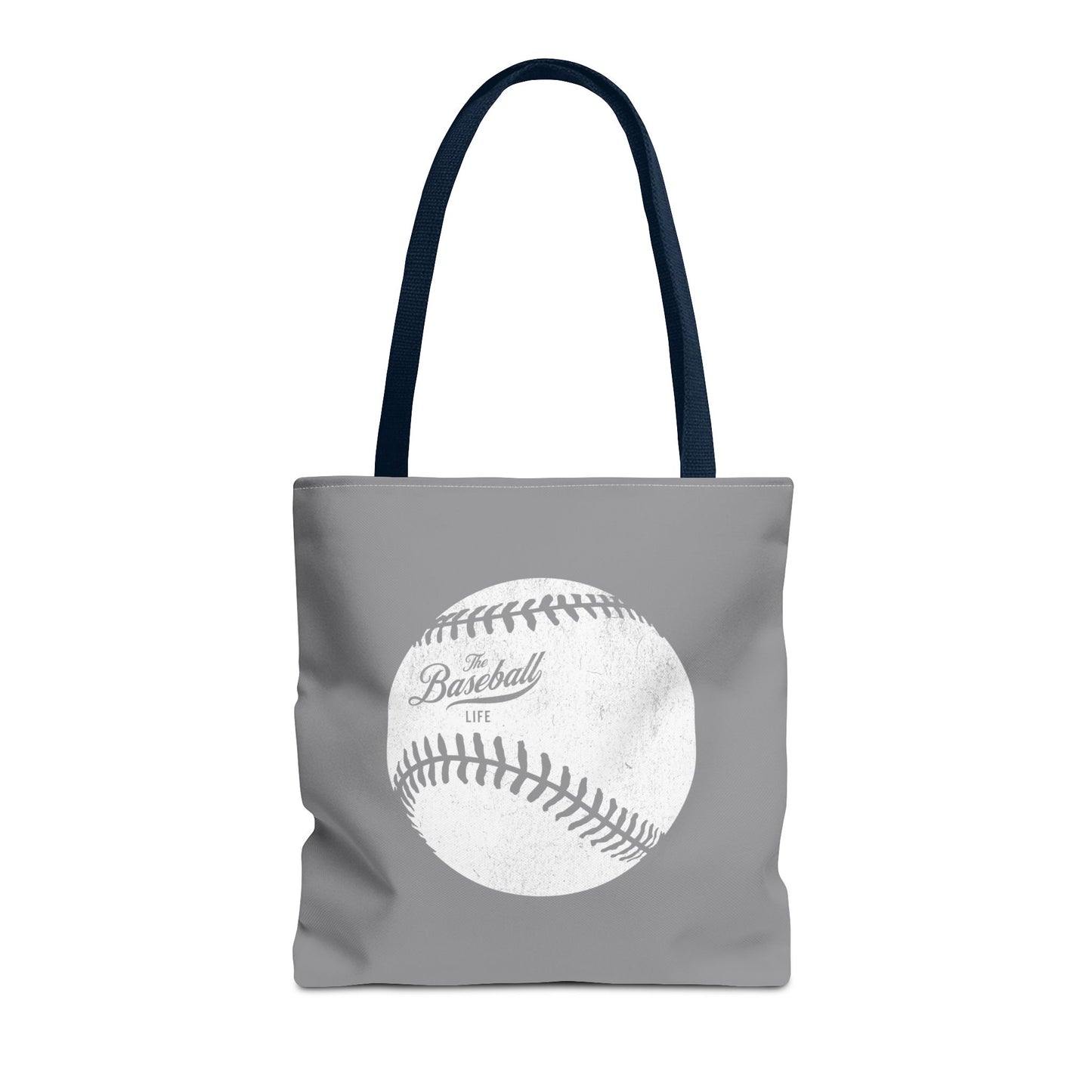 Weathered Baseball Tote Bag_Medium Gray