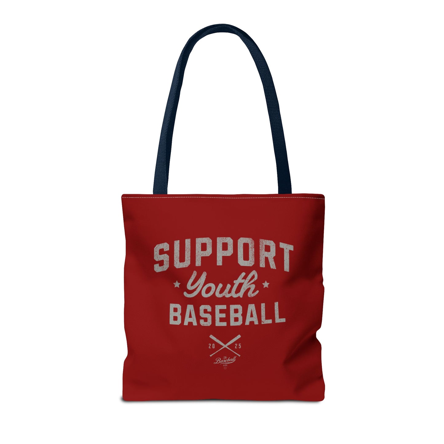 Support Youth Baseball Tote Bag_Maroon