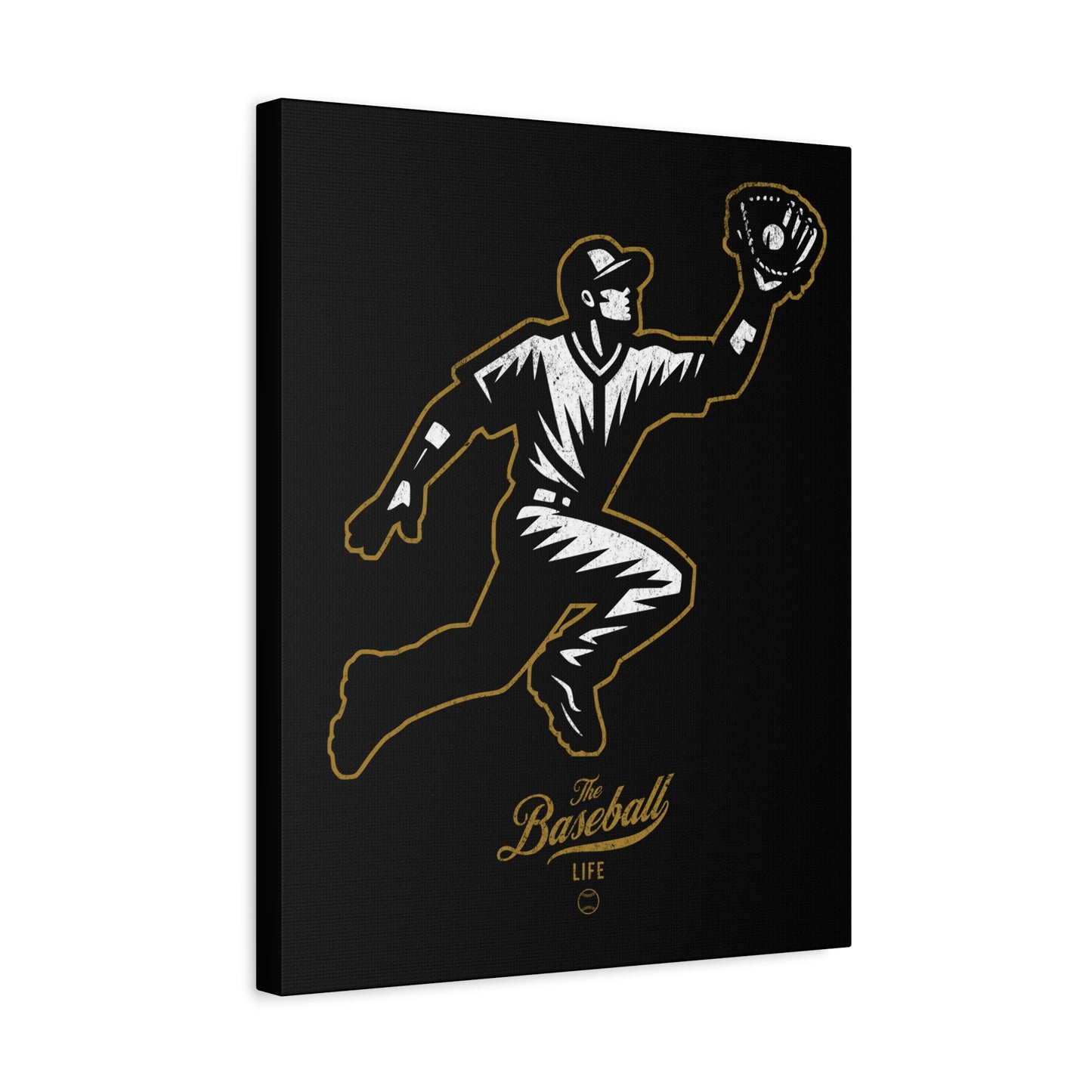 Player Icon Wall Art Canvas_Black