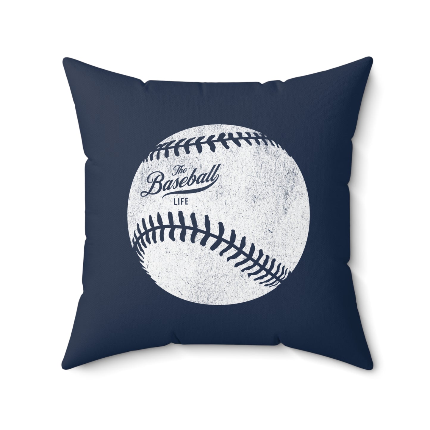 Accent Pillow_Weathered Baseball_Navy