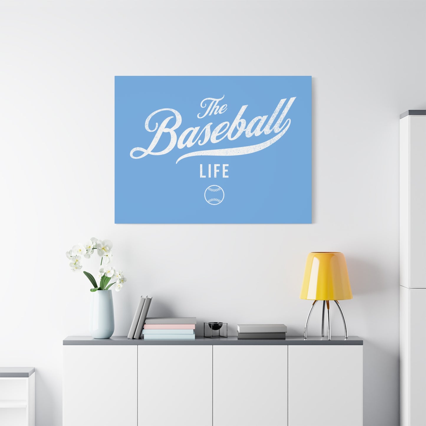 Wall Art Canvas_Carolina Blue w White