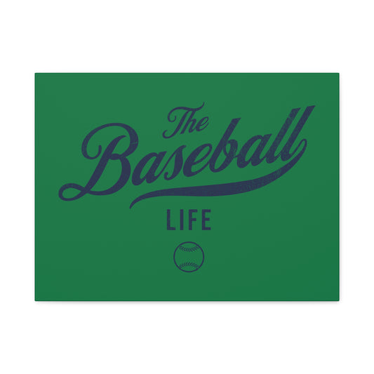 Wall Art Canvas_Green w Navy