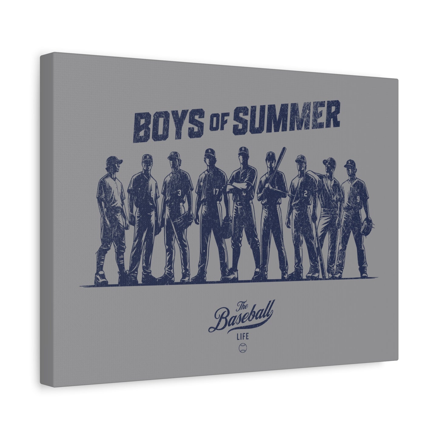 Boys of Summer Wall Art Canvas_Medium Gray