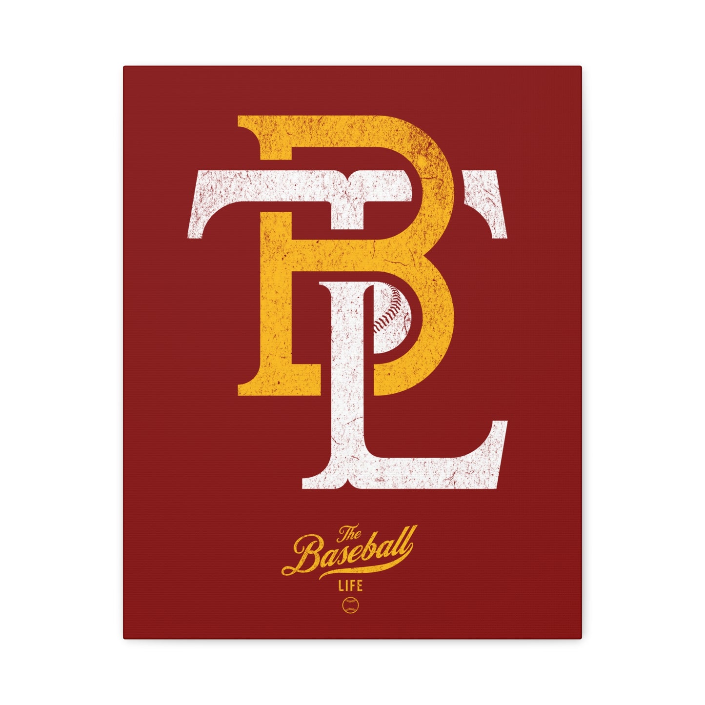 TBL Insignia Wall Art Canvas_Cardinal Red