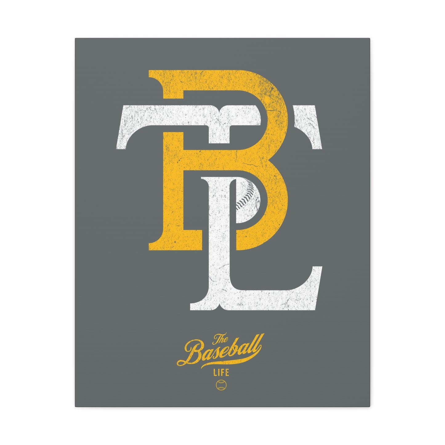 TBL Insignia Wall Art Canvas_Gray