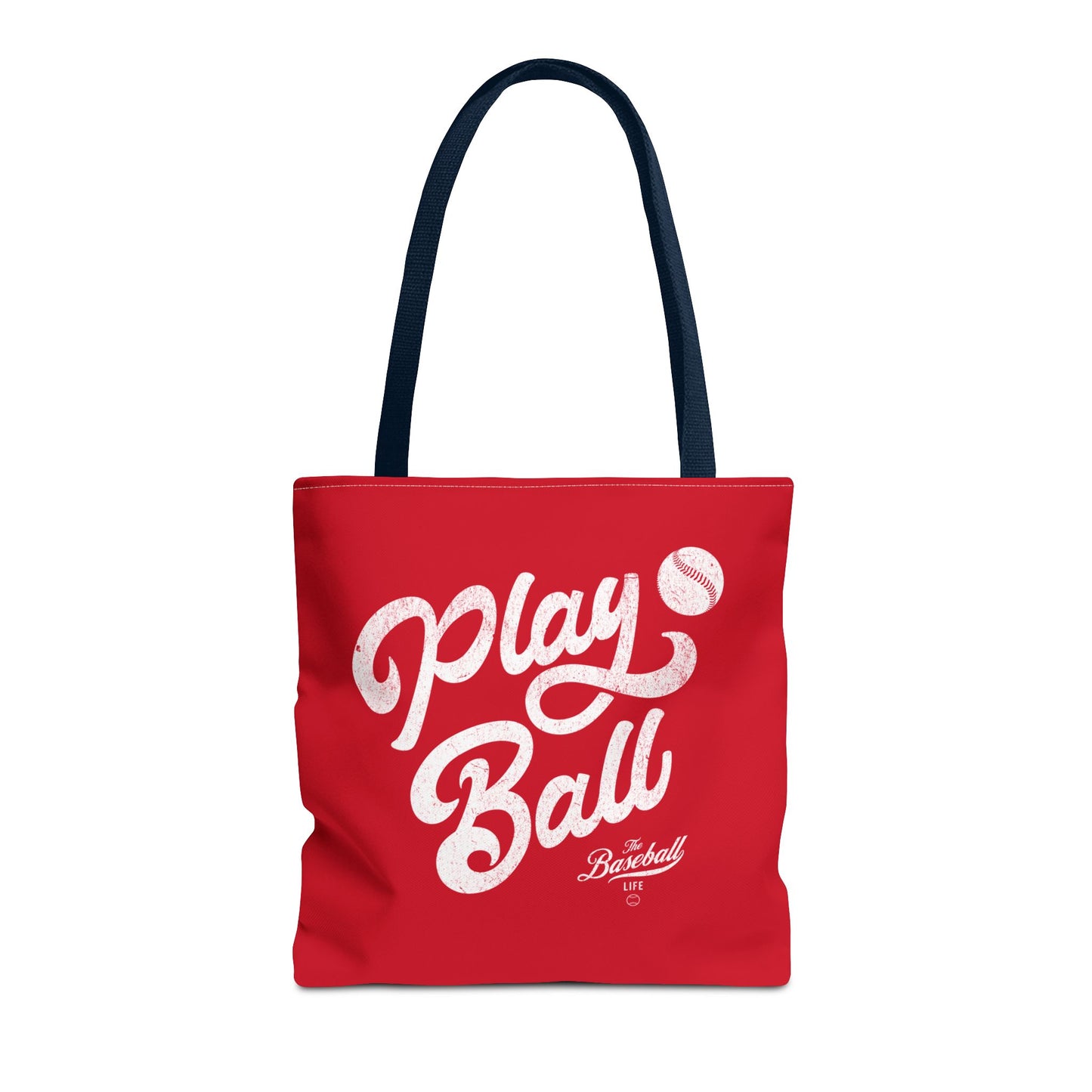 Play Ball Script Tote Bag