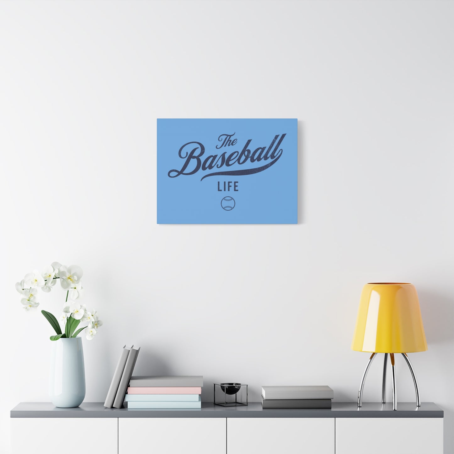 Wall Art Canvas_Carolina Blue w Navy