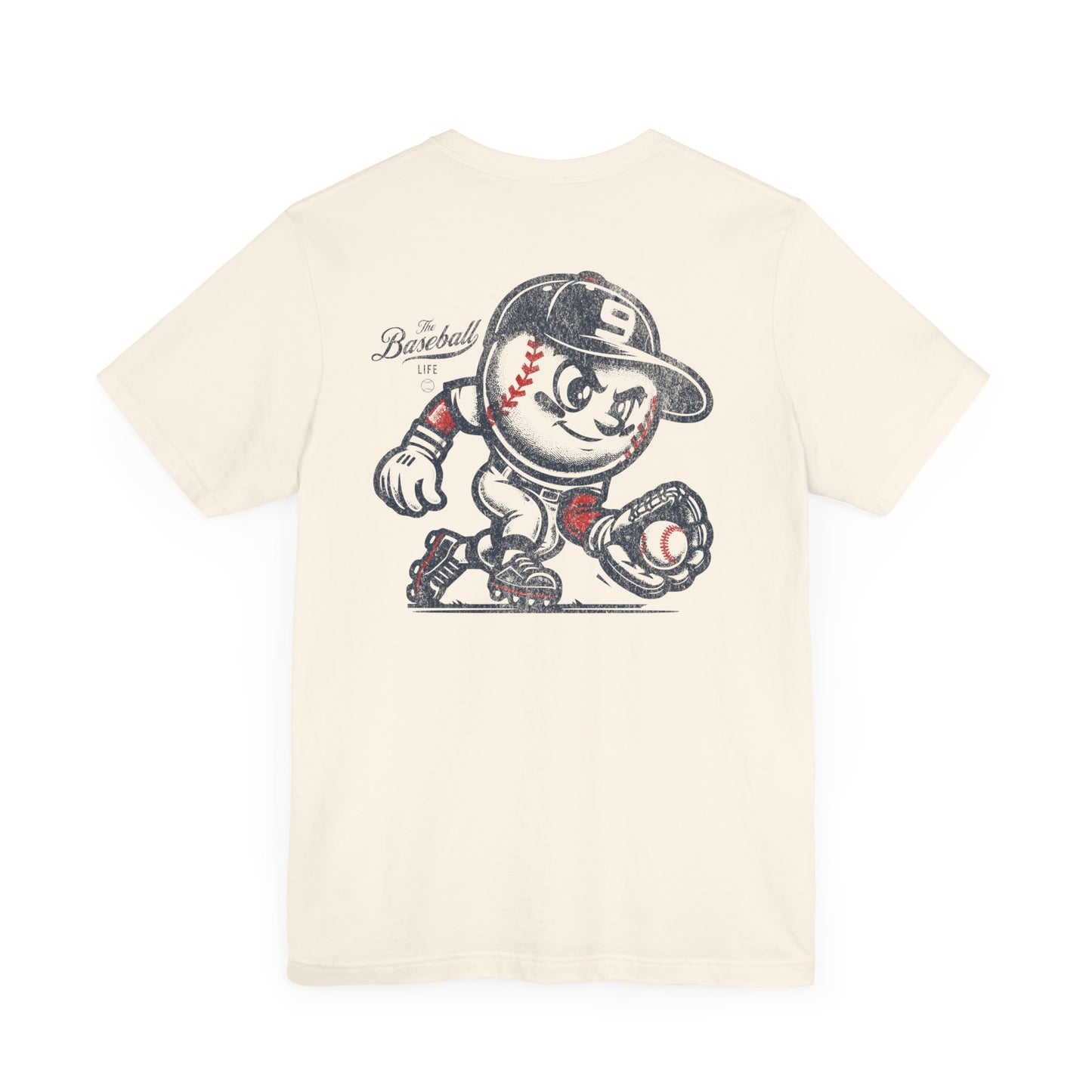 Mr. Baseball Mascot Fielding T-Shirt