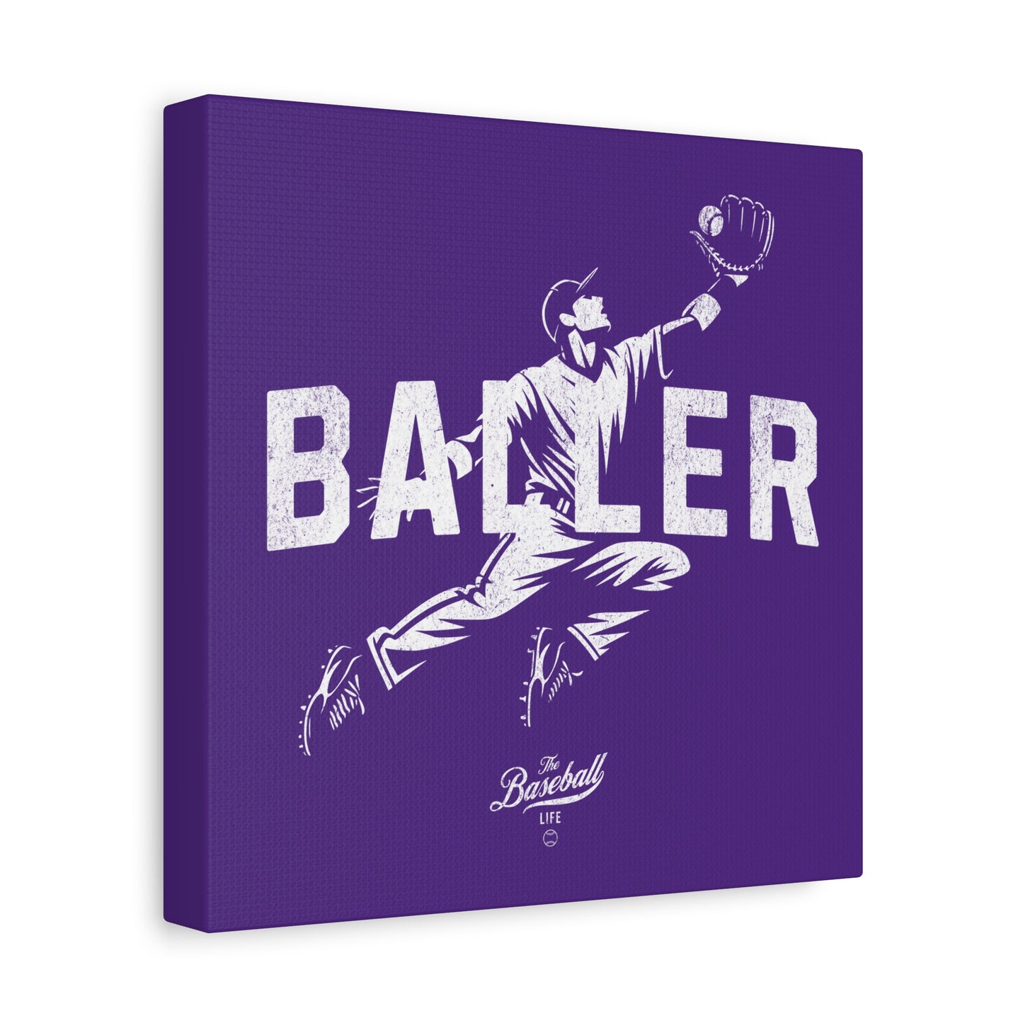 Baller Wall Art Canvas_Purple