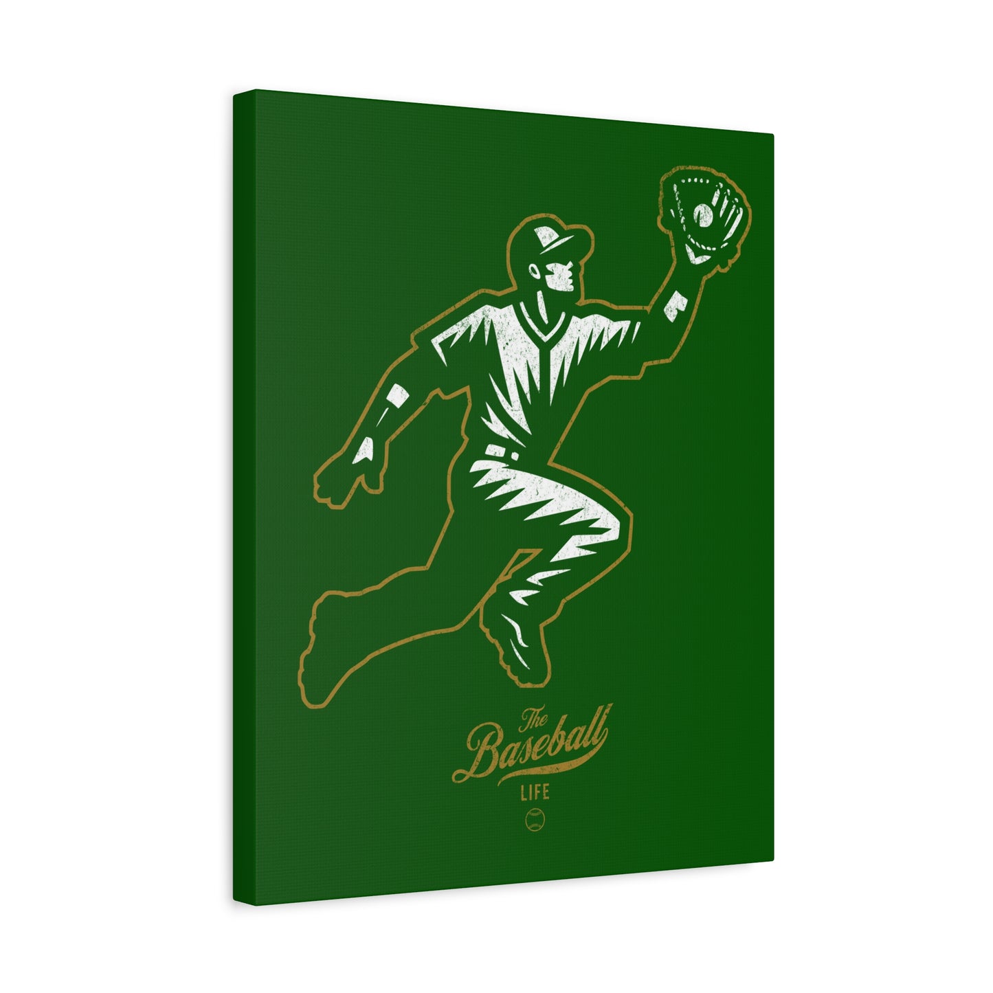 Player Icon Wall Art Canvas_Dark Green