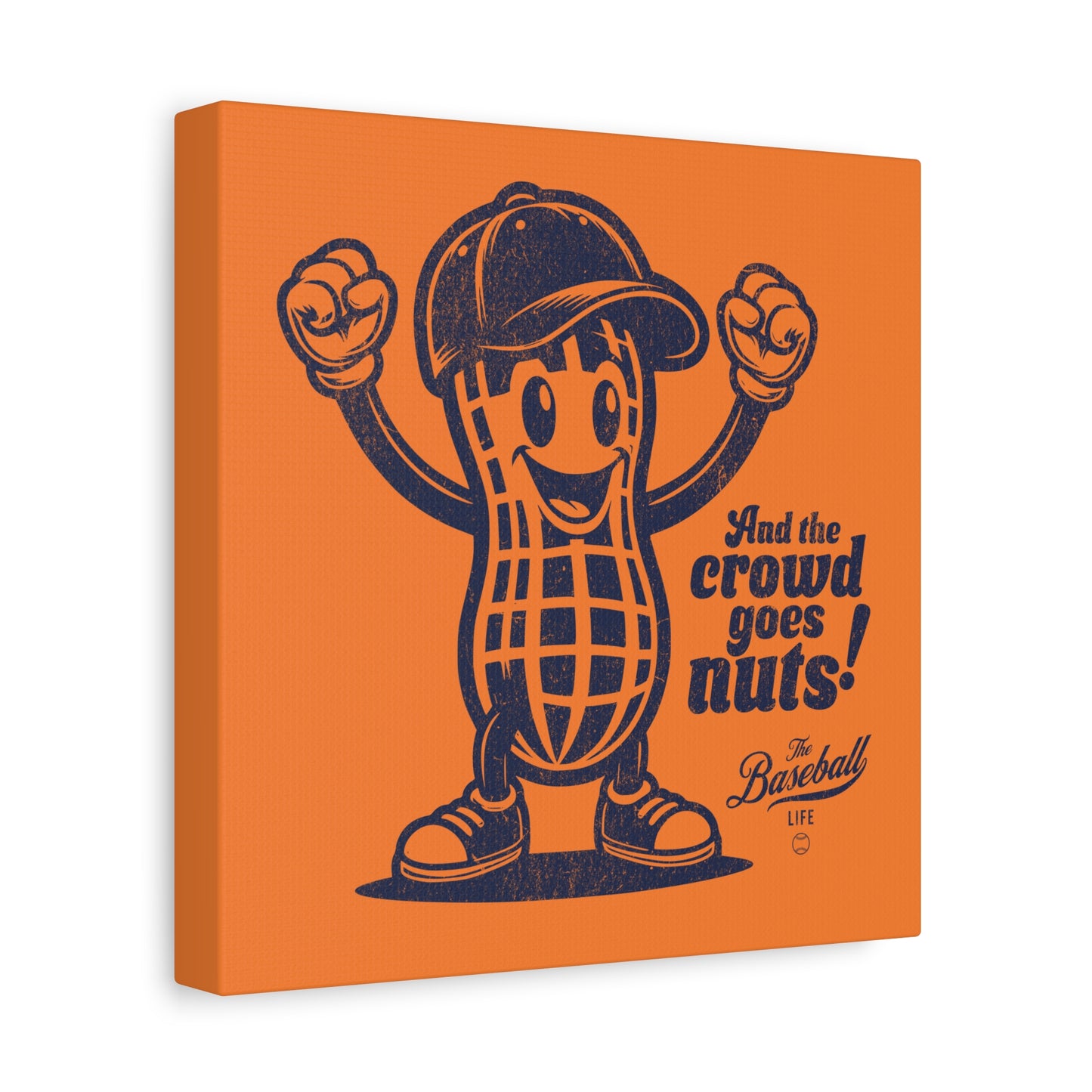 Crowd Goes Nuts Wall Art Canvas_Orange