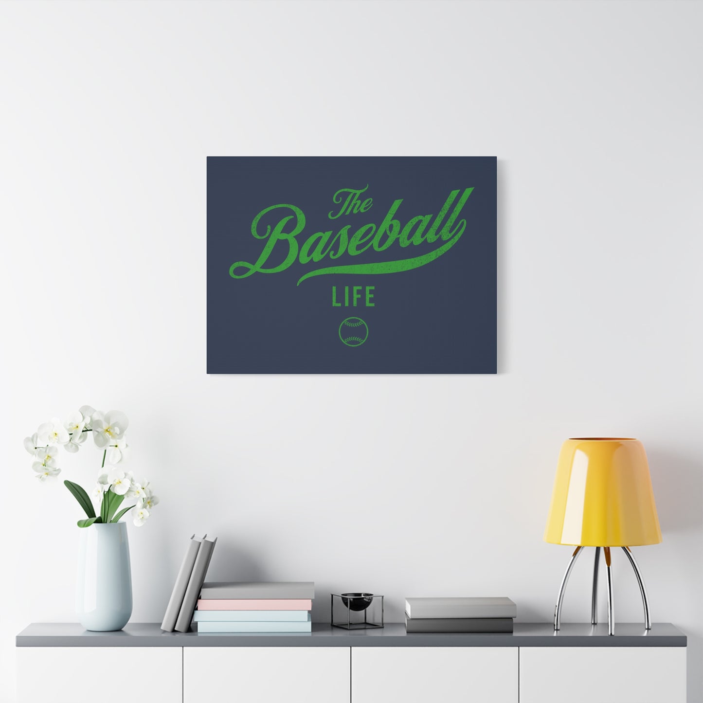 Wall Art Canvas_Navy w Green