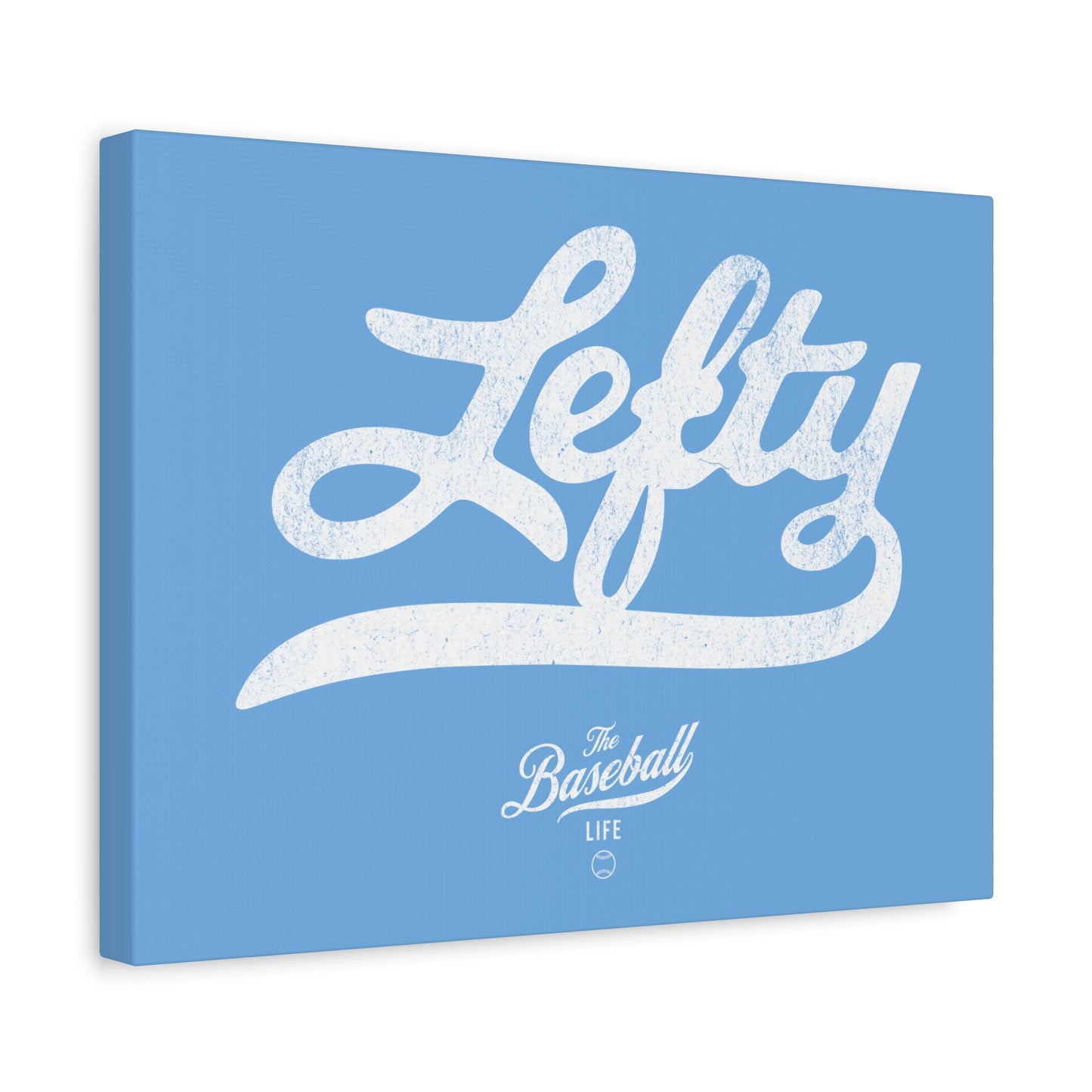 Lefty Wall Art Canvas_Carolina Blue