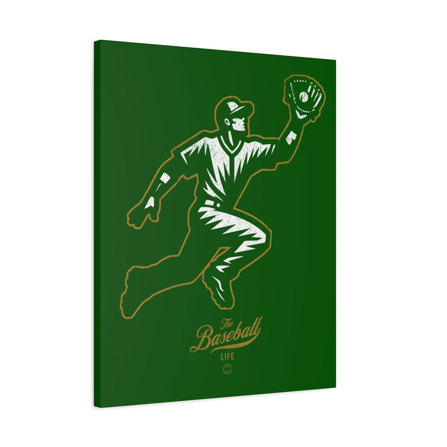 Player Icon Wall Art Canvas_Dark Green