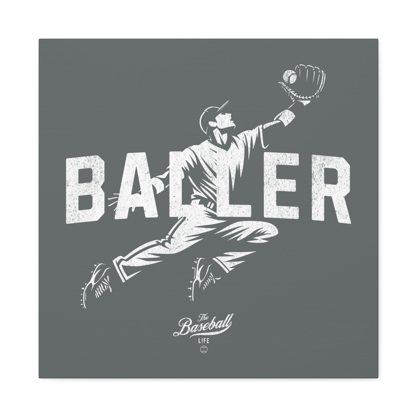 Baller Wall Art Canvas_Dark Gray