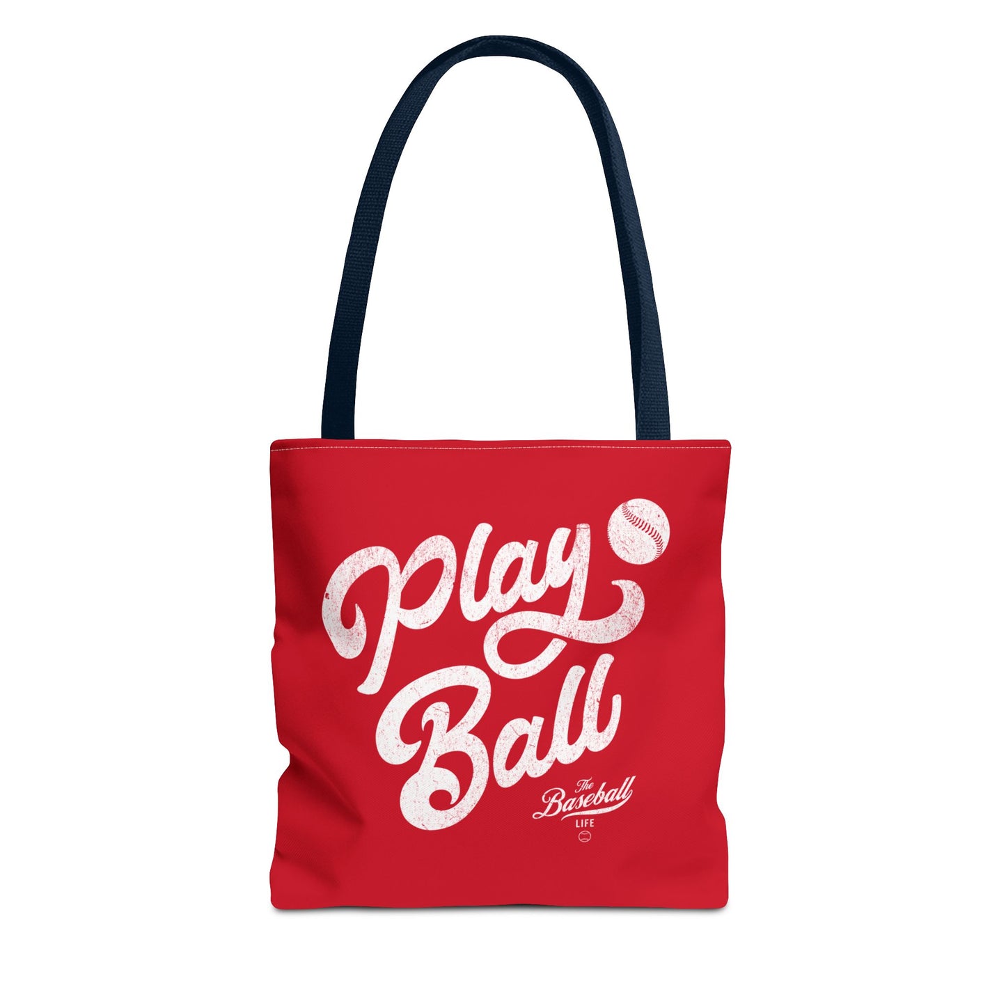 Play Ball Script Tote Bag