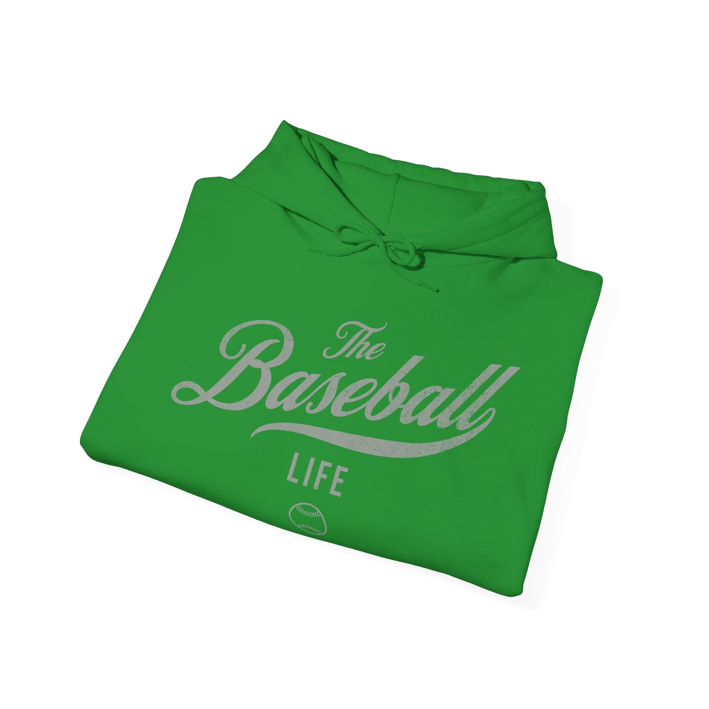 The Baseball Life Hoodie_Silver Gray Print
