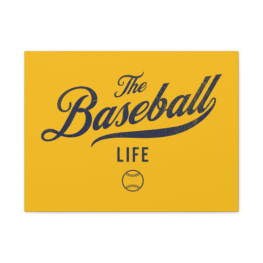 Wall Art Canvas_Yellow Gold w Navy