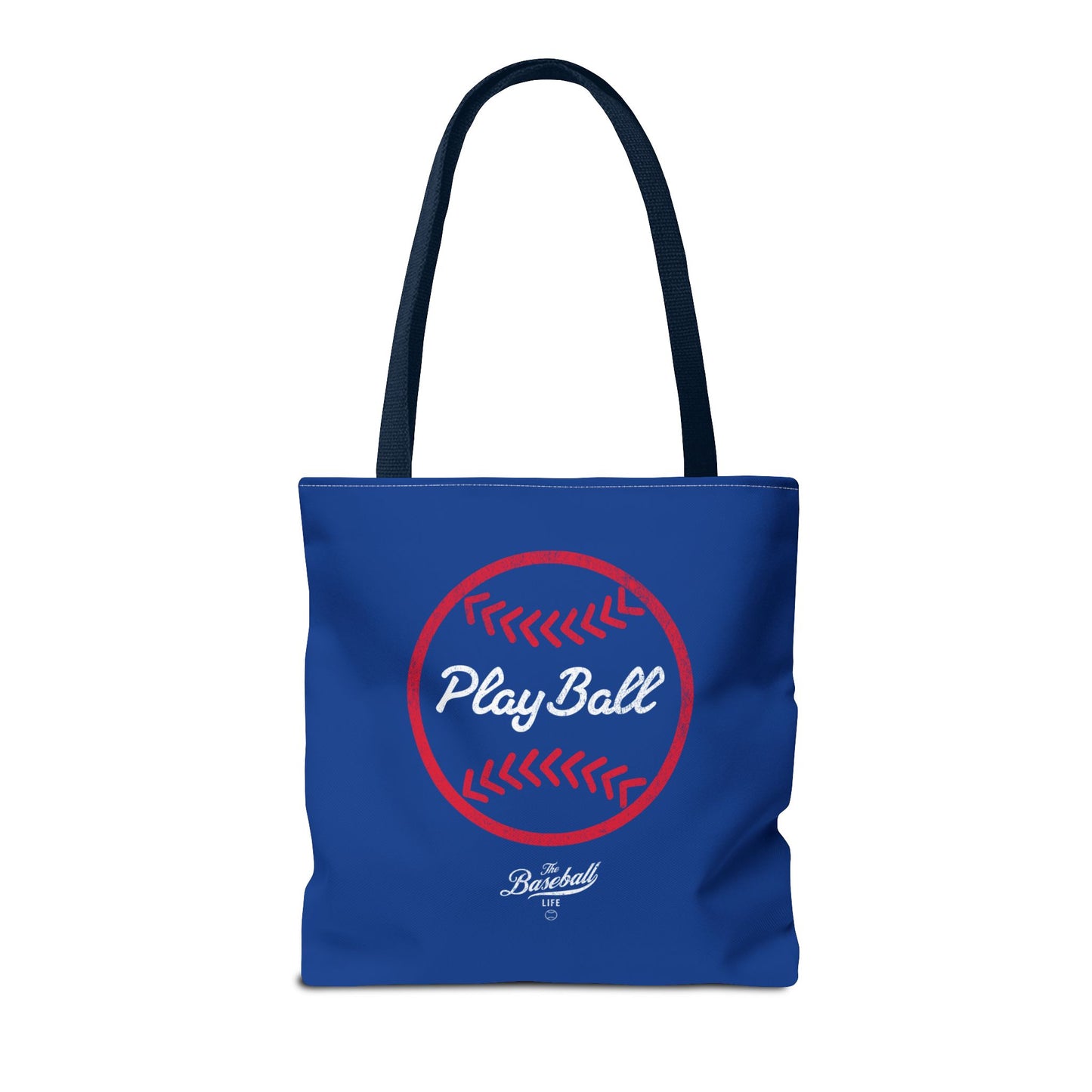 Baseball Icon Play Ball Tote Bag_Royal Blue