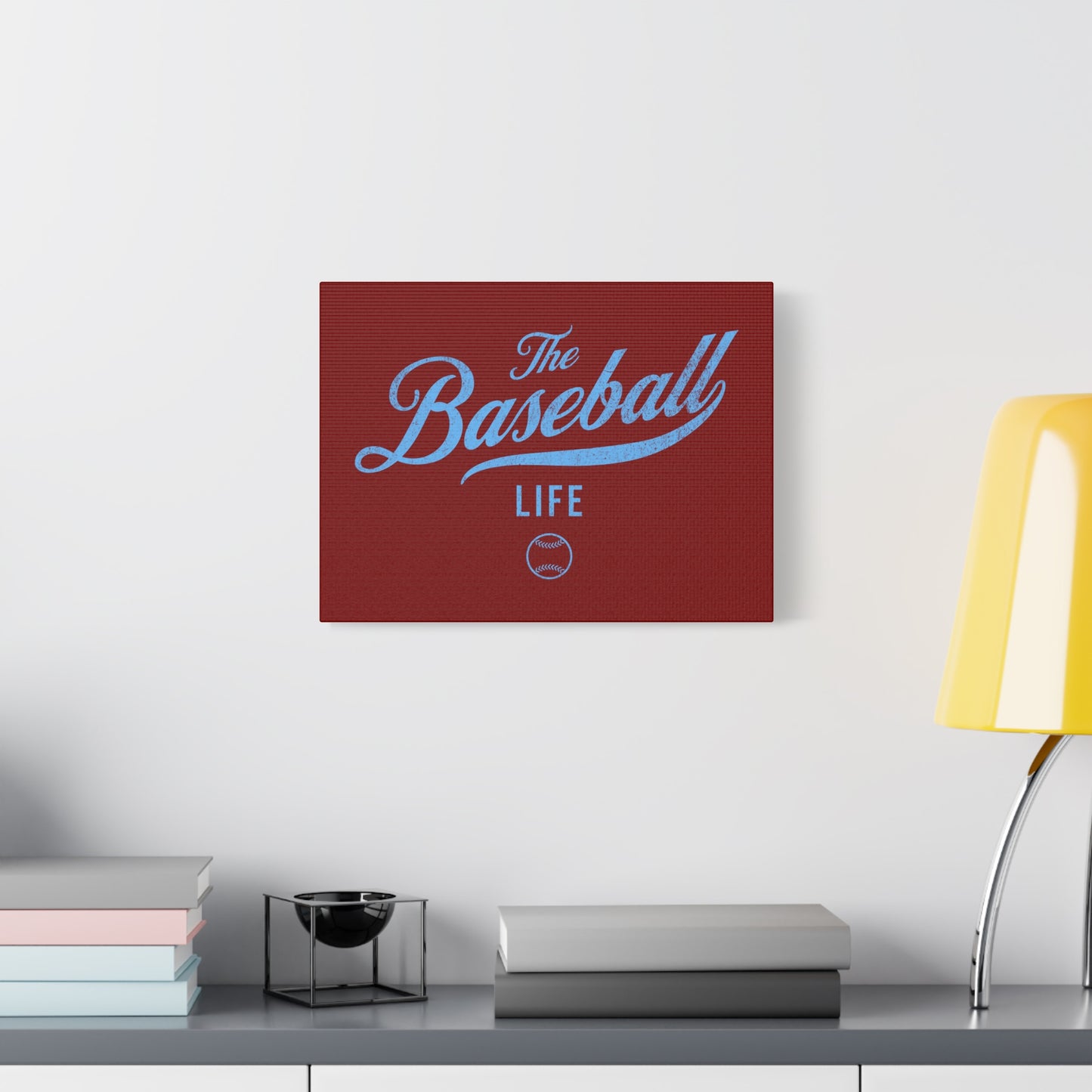 Wall Art Canvas_Maroon w Carolina Blue