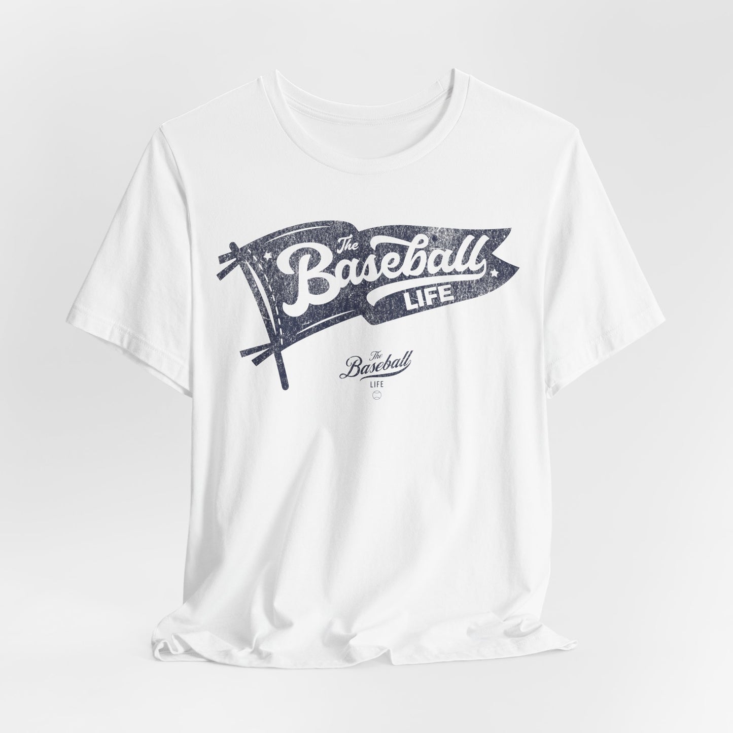 Classic Pennant_Navy Print T-Shirt