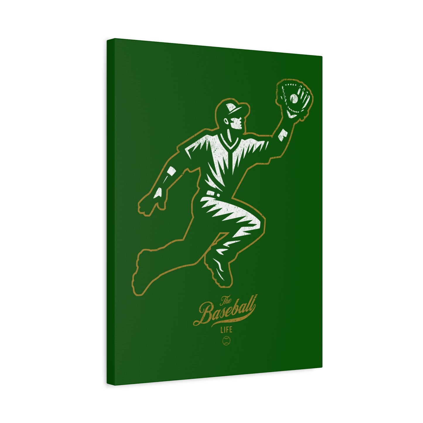 Player Icon Wall Art Canvas_Dark Green