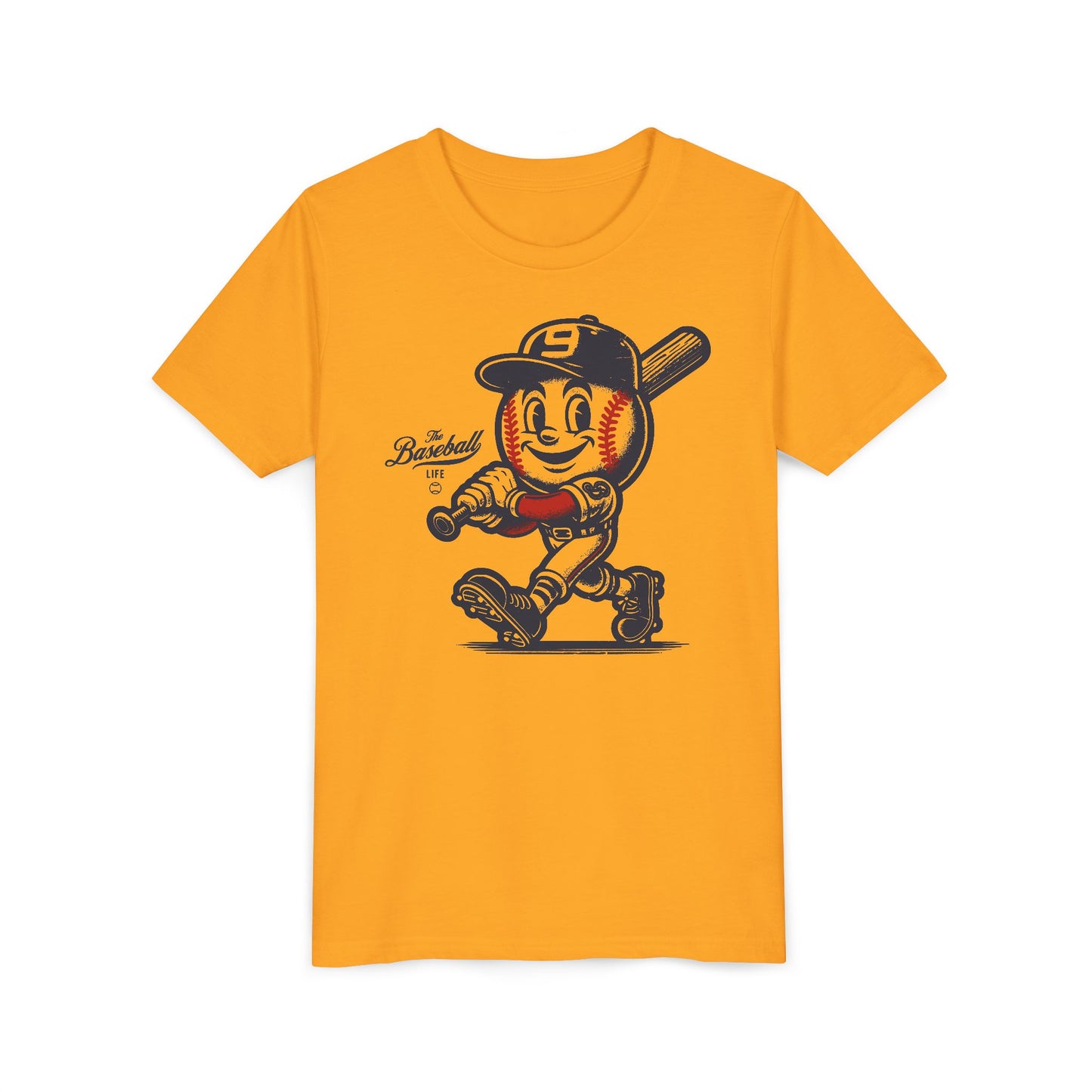 Youth Mr. Baseball Mascot Batter Up! T-Shirt
