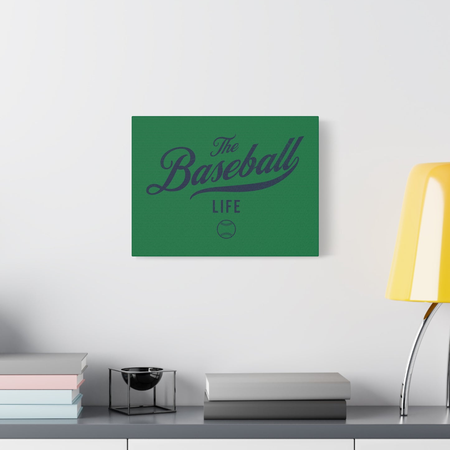 Wall Art Canvas_Green w Navy