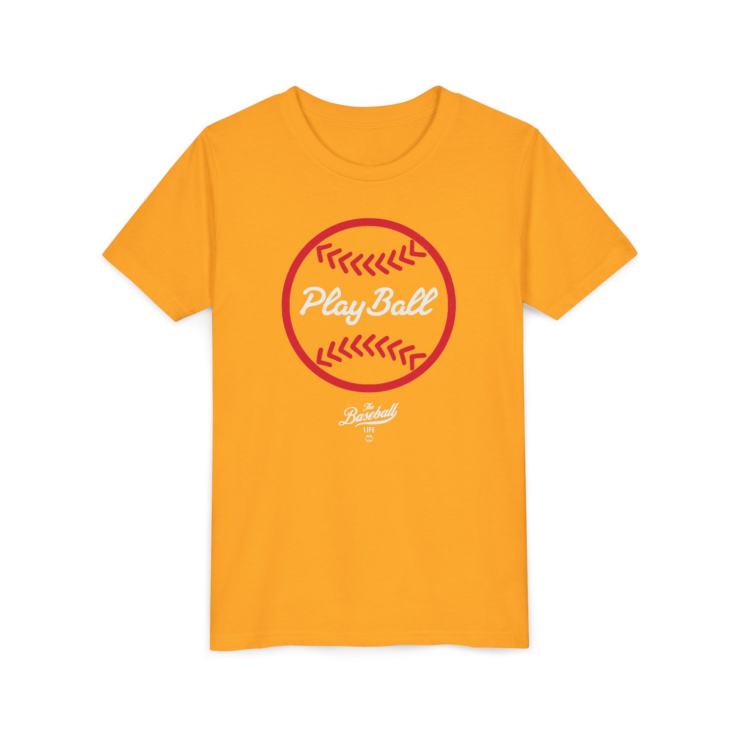 Youth Play Ball Graphic Baseball T-Shirt