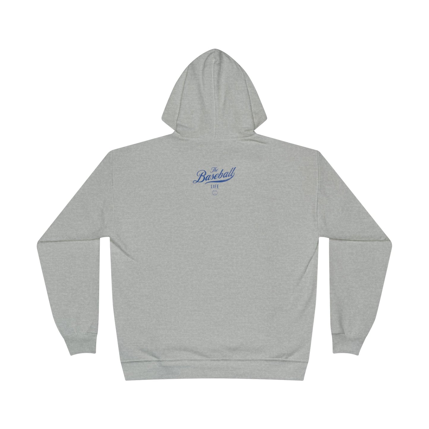 The Baseball Life Hoodie w/Grommets_Royal Blue Print