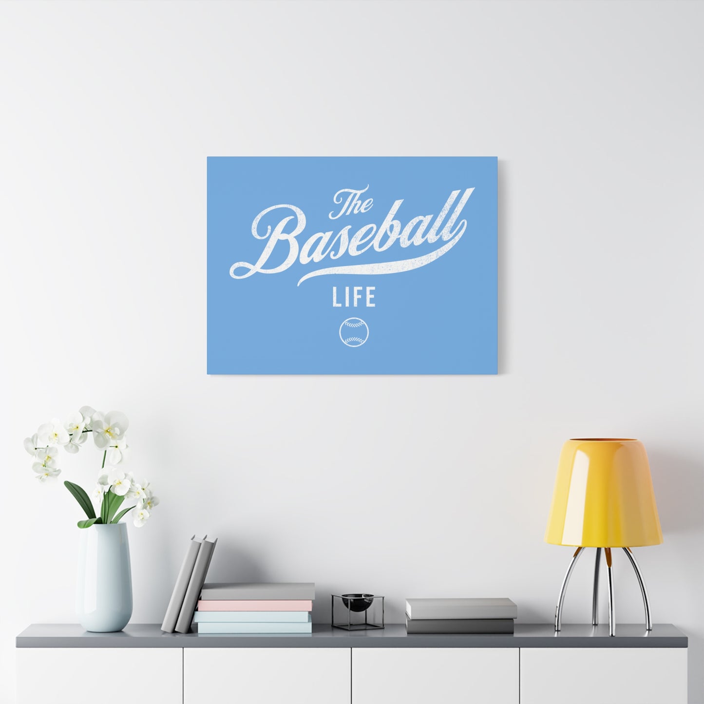 Wall Art Canvas_Carolina Blue w White