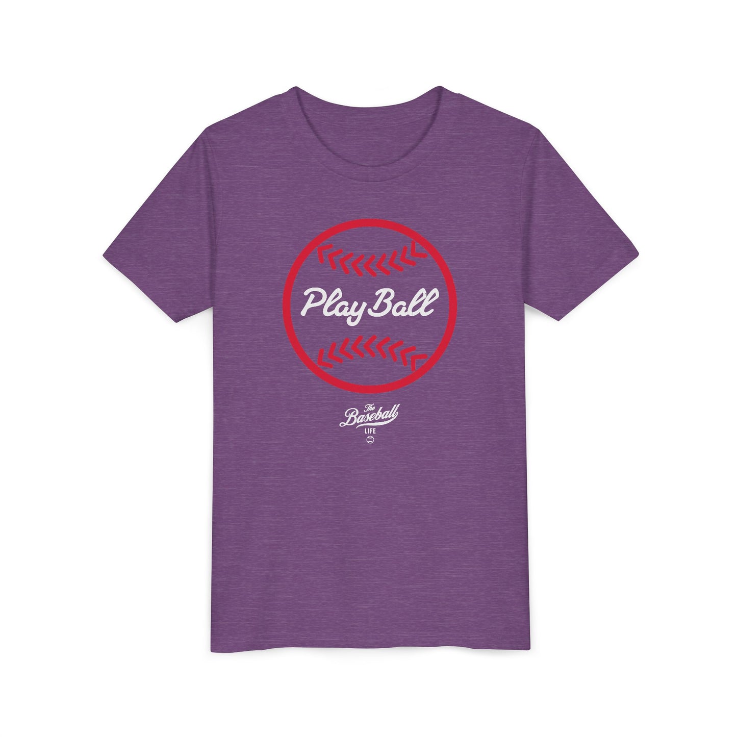 Youth Play Ball Graphic Baseball T-Shirt